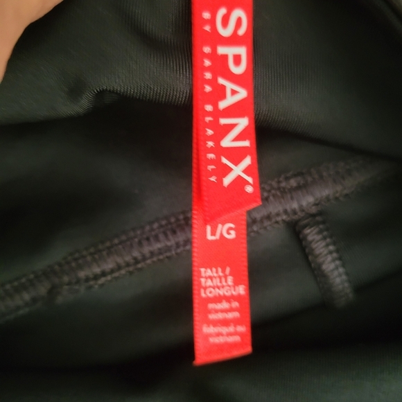 Spanx Faux Leather Leggings Size Large Tall - Picture 3 of 6